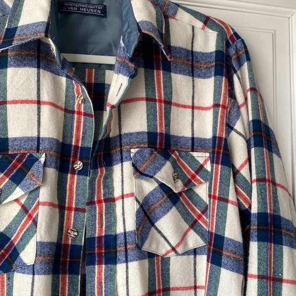 Winter weights by Van Heiden Pendleton Plaid Flannel Shirt - medium - Picture 3 of 6